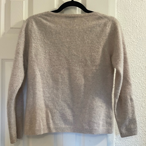 Pure Collection Beige 100% Cashmire Sweater | Women’s Size 12 - Picture 2 of 9